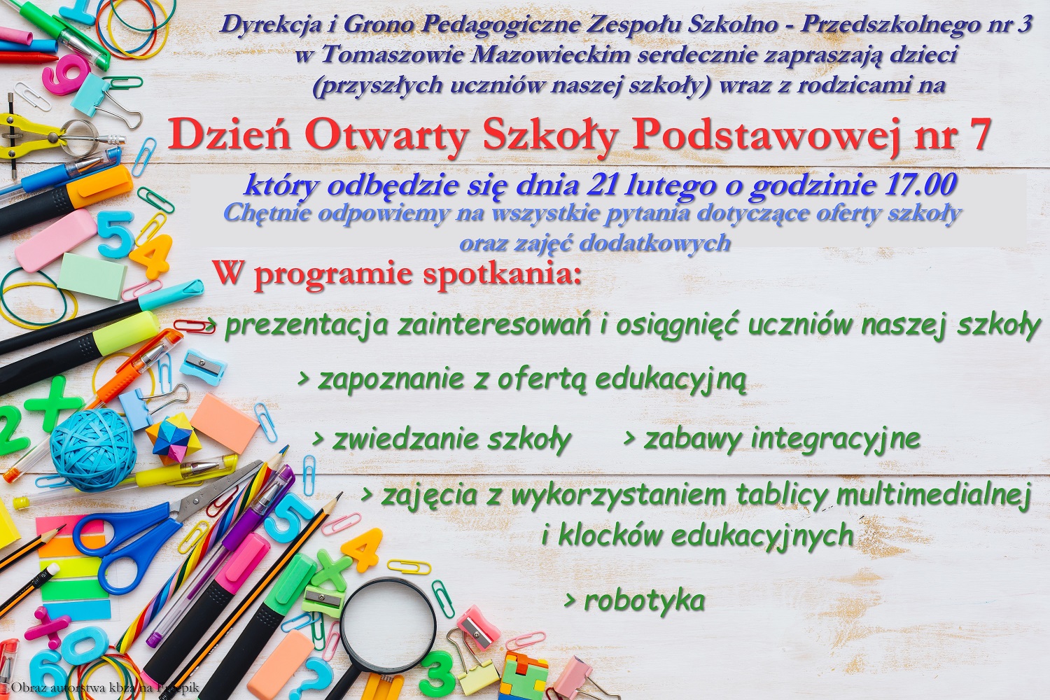 Grafika-Dzień Otwarty w SP7