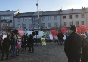 Plac Kościuszki podczas akcji Wielkiej Orkiestry Świątecznej Pomocy.