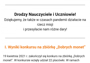 Plakat przedstawia protokół z ogólnopolskiej akcji “Zbieramto w szkole”