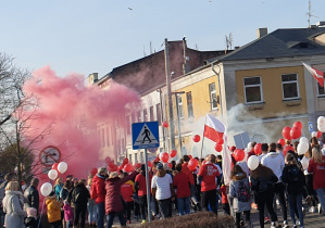 Uczestnicy Biegu Niepodległości